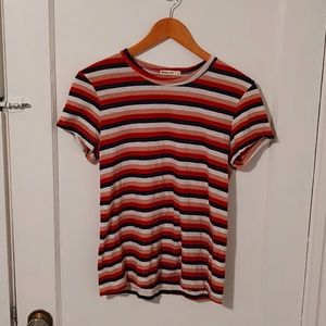 Marine Layer Striped T  Sz M